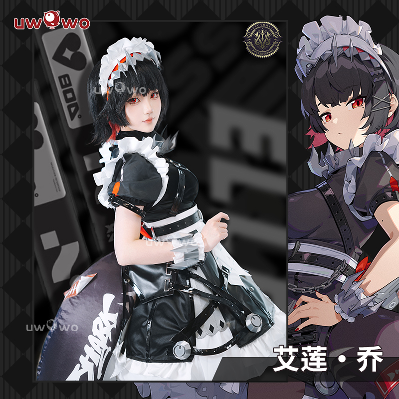 现货uwowo悠窝窝绝区零cosplay 维多利亚家政 艾莲 乔 鲨鱼娘cos