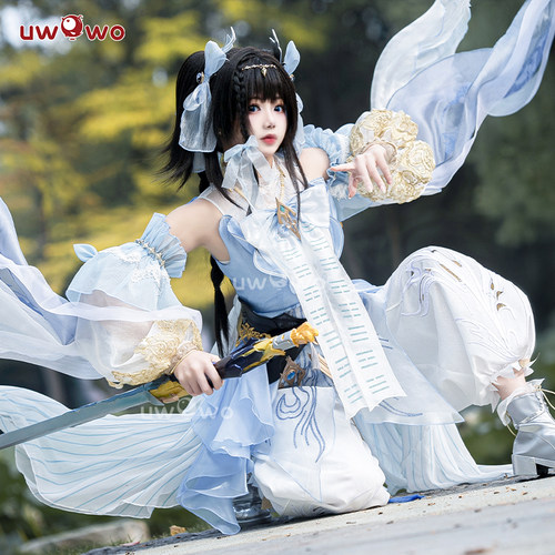 现货悠窝窝剑网三剑三cosplay纯阳萝莉cos服 咩萝鸿辉套校服