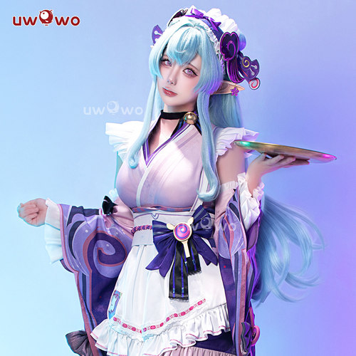 现货悠窝窝原神cosplay 梦见月瑞希 cos 服装女 C服 女仆