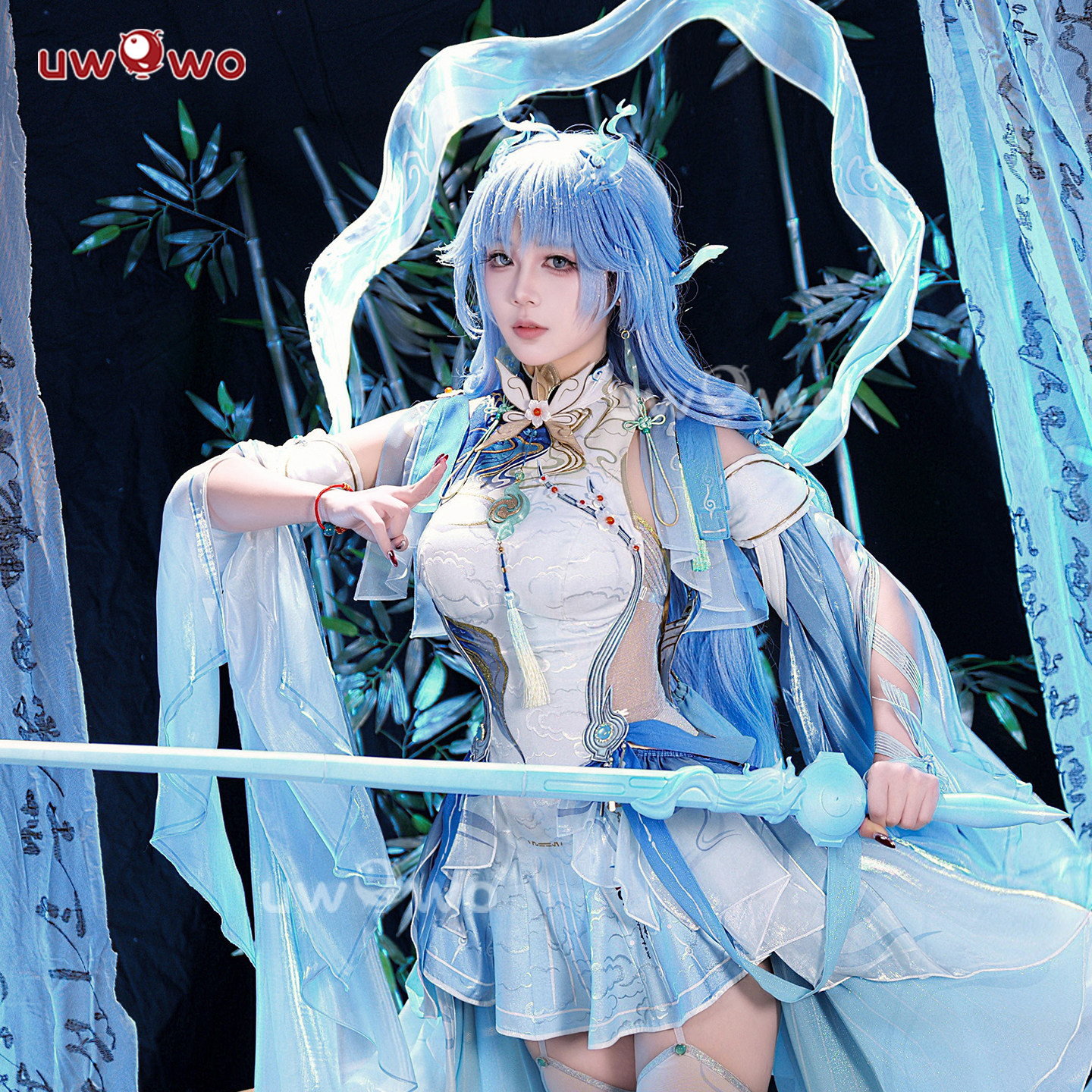预售悠窝窝鸣潮 清宵 cosplay服装 C服 服装女