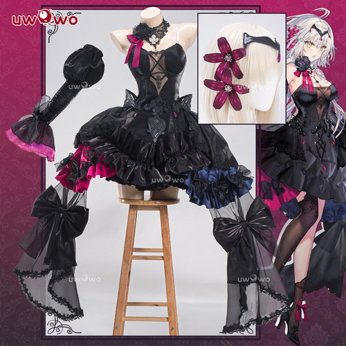 成团定金 悠窝窝cosplay FGO 2026新年贺图 黑贞德 cos C服