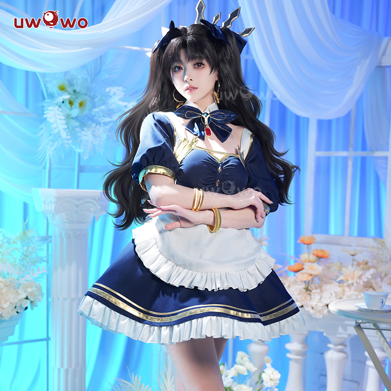 预售悠窝窝cosplayFGO 弓凛下午茶 cos 服装女 fate 女仆装
