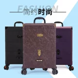 Вместительный и большой универсальный чемодан, большая система хранения для маникюра