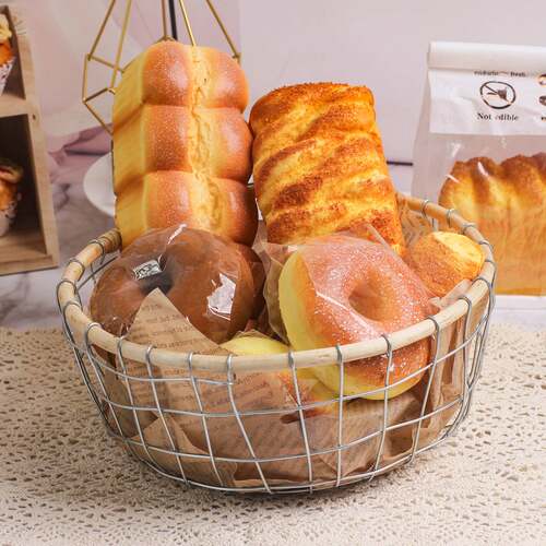 PU Slow Rebound Squishy Bread Croissant Pretzel Toy