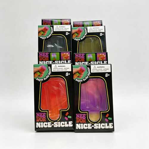 Squishy Snow Cone Toy Gradient Transparent Stress Relief