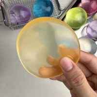 Halloween Pumpkin Coconut Oil Squishy Toy Stress Relief Ball thumbnail 4