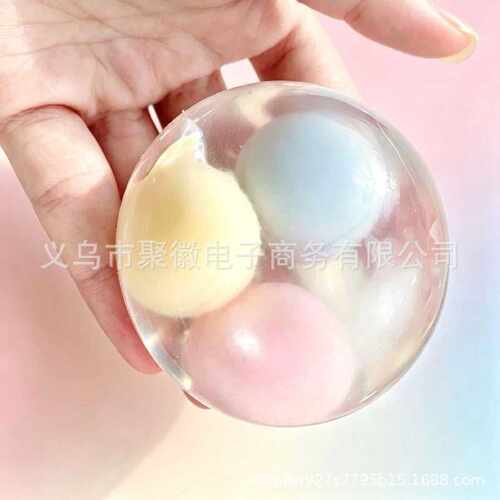 Crunchy Toast Squishy Ball ASMR Sound Fidget Stress Toy