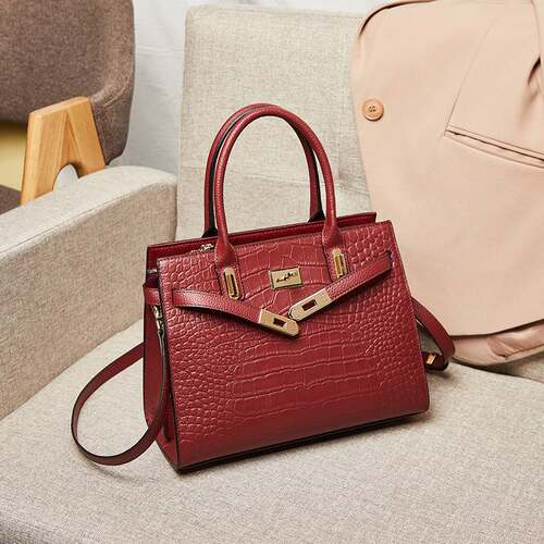 Women Genuine Leather Handbag Fashion Large Capacity Mom Bag