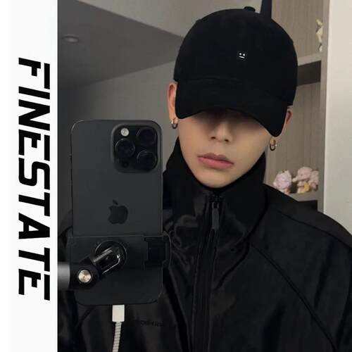 Minimalist Smiley Cap Unisex Face Slimming Breathable Ins