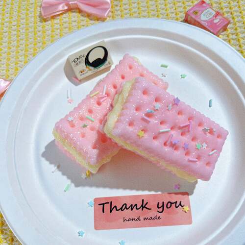 Cookie TPR Squishy Blind Bag Mud Texture Stress Relief