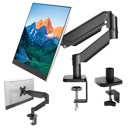 Pneumatic Spring Monitor Arm Desktop Stand Lift Mount