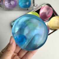 Halloween Pumpkin Coconut Oil Squishy Toy Stress Relief Ball thumbnail 2