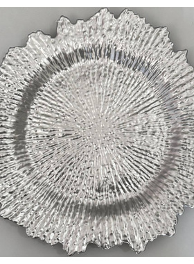 Luxury Plastic Charger Plates Restaurant Table Decor