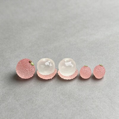 Glow in Dark Lychee Car Dashboard Desktop Healing Decor
