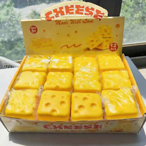 Realistic Cheese Squishy Slow Rising