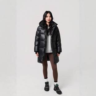 河南台前羽绒2025冬季黑金鹅绒服先锋3.0六格羽绒服男高端中长款