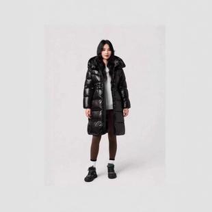 河南台前羽绒2025冬季高端新款羽绒服明星同款黑金鹅绒服女王4.0