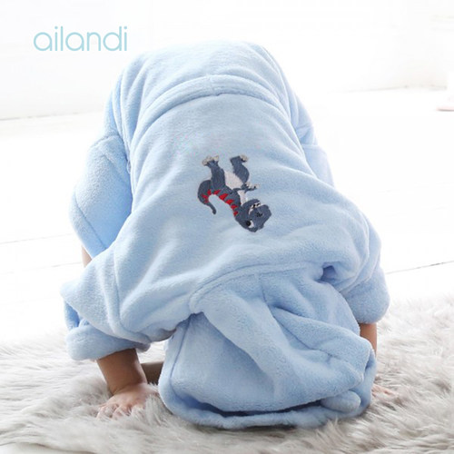 ailandi纯棉恐龙刺绣沙滩游泳