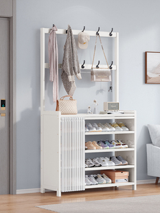 鞋架子家用门口室内好看多层一体式鞋帽架简易经济型鞋柜出租房用