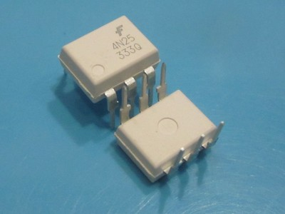 4n25 dip-6 直插6脚 晶体管输出光电耦合器