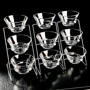 酒店自助餐台早餐器皿容器盘咸菜碗小菜展示盒小料架子调料架商用