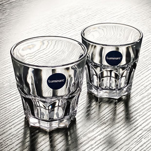 钢化玻璃杯酒杯白酒八角茶杯水杯三两高级感精致轻奢高档耐高温