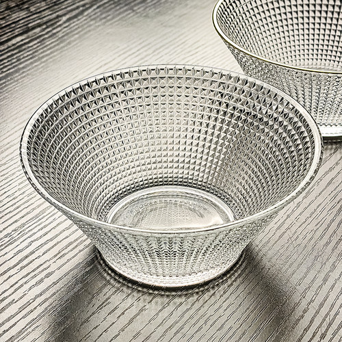 水晶玻璃碗金边甜品沙拉汤碗