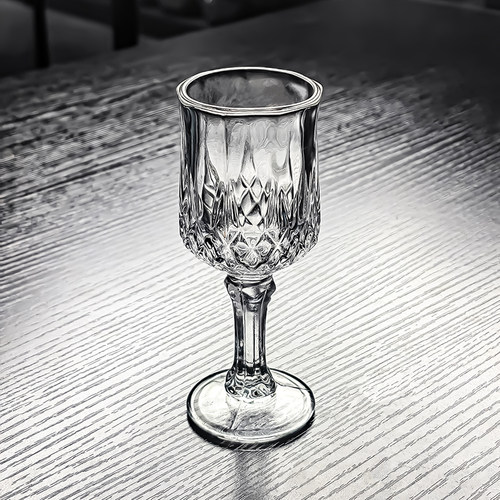 水晶玻璃1两高脚白酒杯小酒杯