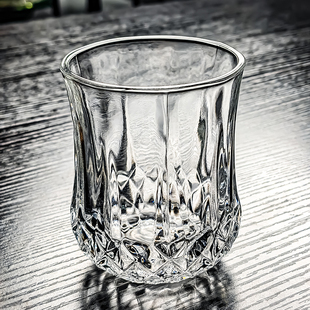 2025新款 水晶玻璃杯酒杯水杯刻花白酒酒杯啤酒杯子玉晶单层不带把