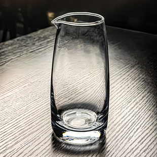 水晶玻璃无把分酒器白酒红酒专用杯家用酒杯无刻度手柄高端高级感