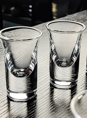 水晶玻璃25ml毫升白酒杯五钱小酒杯精致轻奢高档家用半两高端5钱