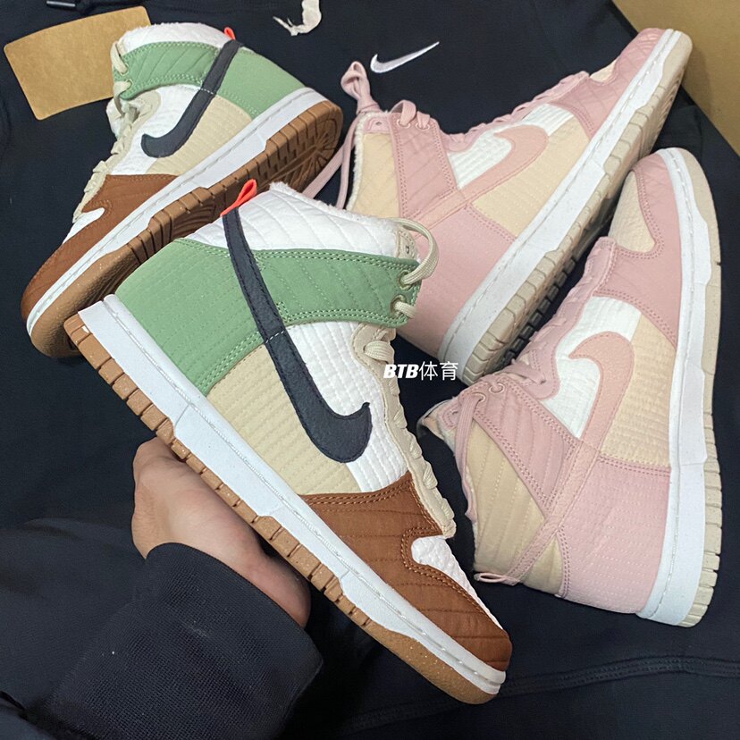 Nike/耐克 Dunk High 女子冬款加绒保暖御寒高帮板鞋 DN9909-100