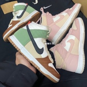 耐克 加绒保暖御寒高帮板鞋 Dunk Nike High 女子冬款 DN9909 100
