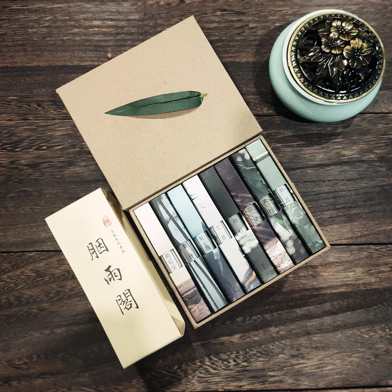 胭雨阁原创修心套装国风小众女士持久清新淡香水学生少女古风礼盒