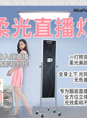 耐思服装补光灯平面柔光直播灯