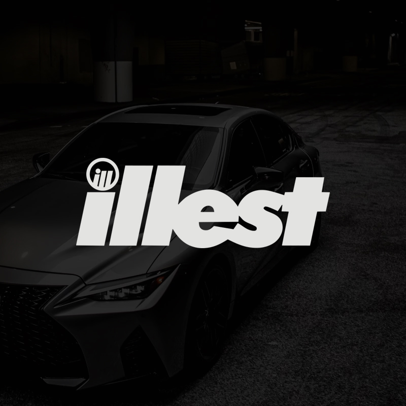 个性英文车贴illest车身侧窗玻璃装饰贴电动车防水改装汽车贴纸