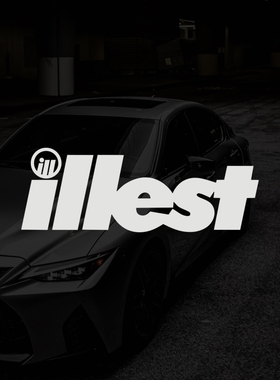 个性英文车贴illest车身侧窗玻璃装饰贴电动车防水改装汽车贴纸