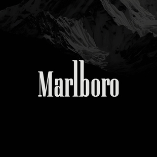 汽车贴纸创意Marlboro万宝路车身车窗港风贴花电动车摩托装饰车贴