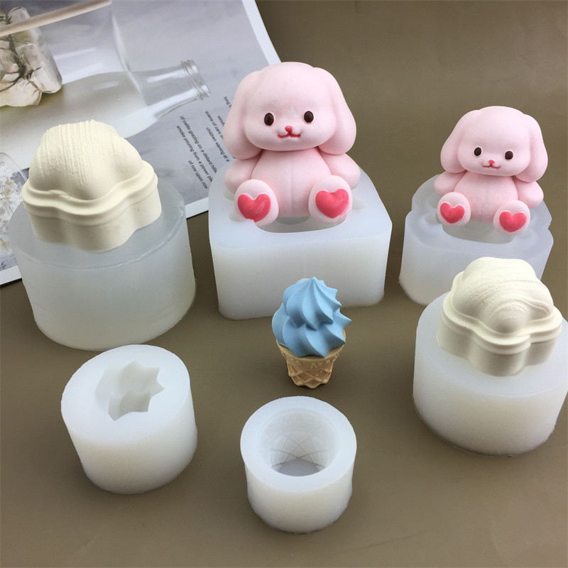 无硅胶奶油星捏捏DIY模具