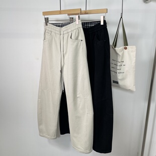 乾尚2025秋冬新款男士休闲裤时尚百搭潮流帅气直筒裤宽松阔腿长裤