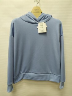 出口日单女款冬款新款加绒不倒绒卫衣可外穿家居服外贸连帽款