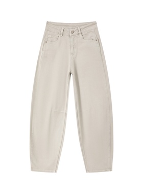 LOLOBLUES 2025秋季新款女士牛仔裤高腰显瘦直筒裤阔腿裤长裤子