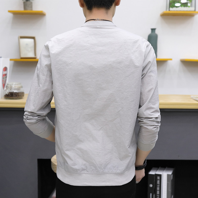 冰丝防晒衣男夏季超薄皮肤衣透气速干防晒服男款立领防嗮SF317P18,男装防晒衣,星座1010A-2