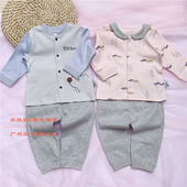 开衫 特价 婴幼儿 dear春秋季 纯棉男女宝宝两件套装 清仓全新 Hello