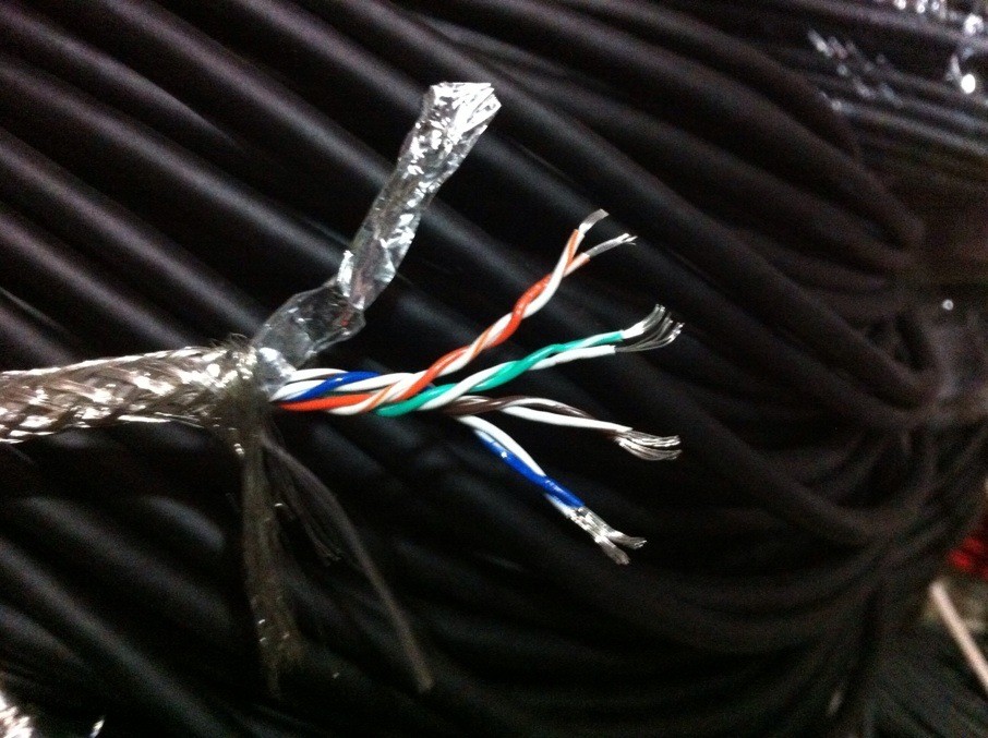 8芯对绞屏蔽线8*0.2线机械手耐油