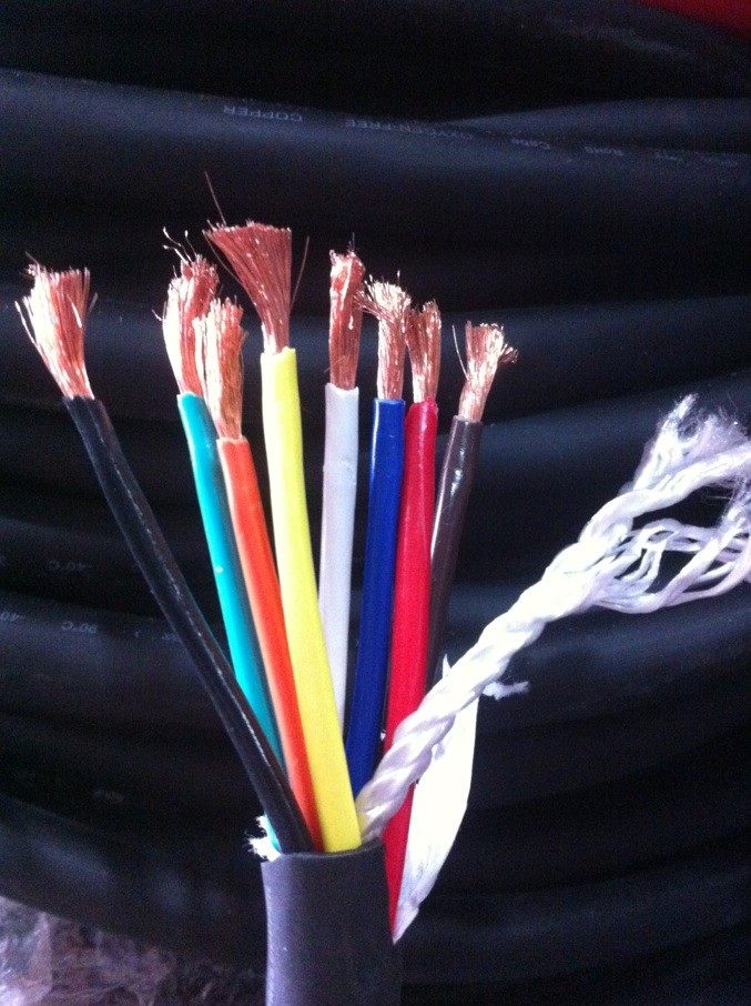 5平方护套线行车线抗拉电线耐磨耐油特软耐寒防冻