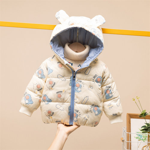 男童宝宝羽绒服外套加厚保暖