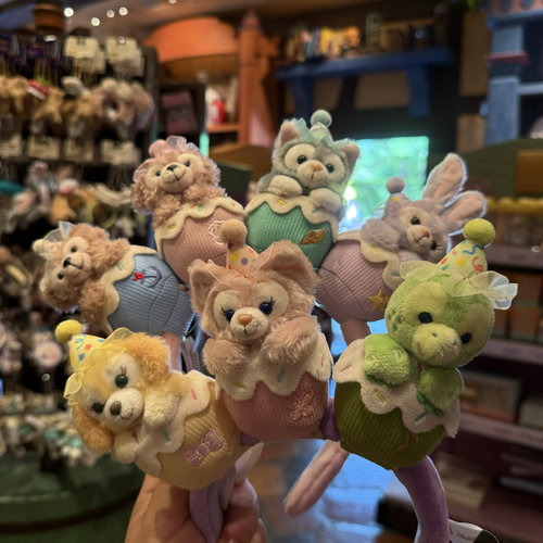 香港迪士尼 庆典气球玲娜贝儿可琦安olu捉迷藏坐姿发发箍魔术贴