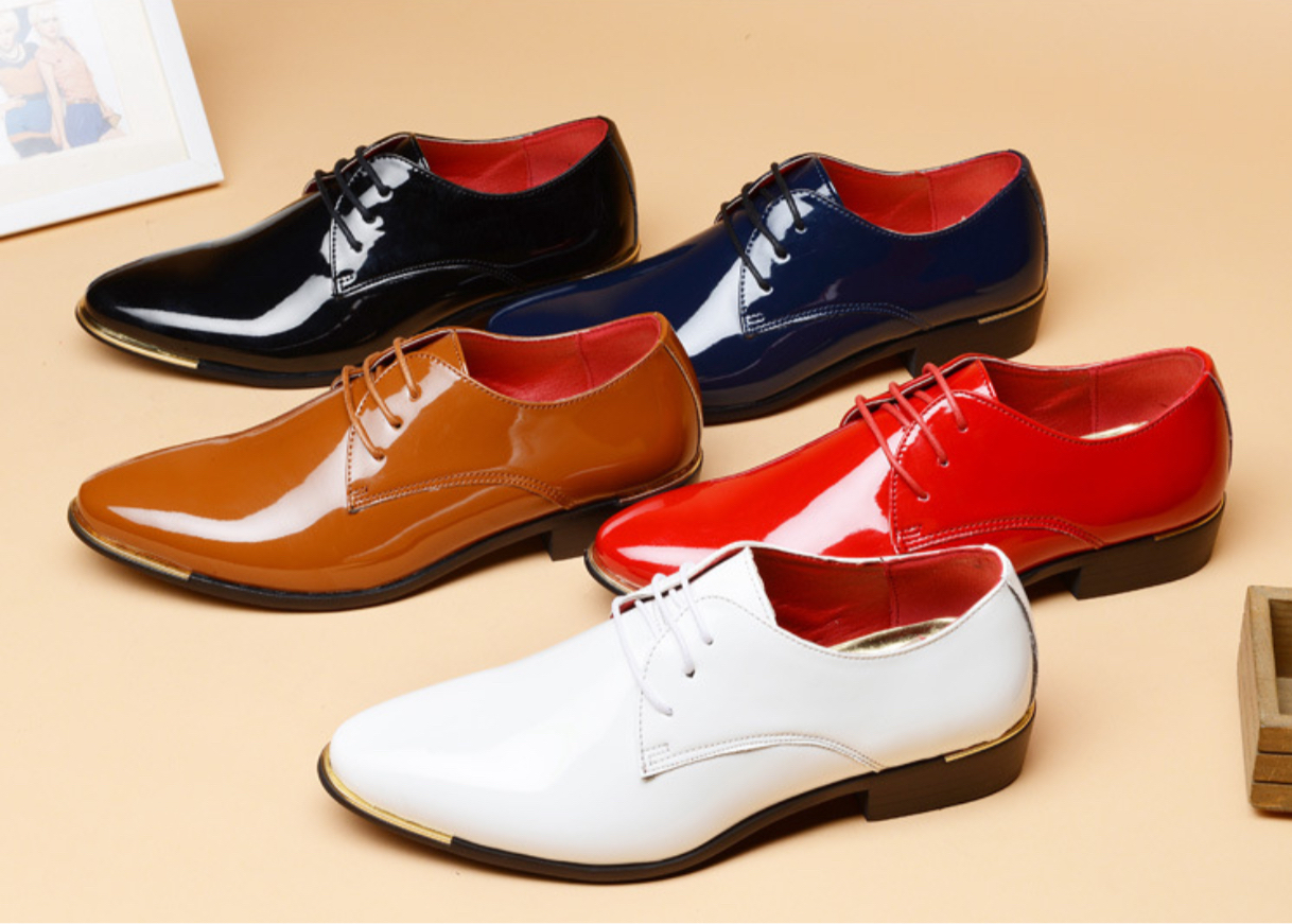 男生白色皮鞋男46码48码50大码47商务正装影楼婚纱拍照婚鞋小码37