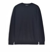 FOG 伦敦雾专柜正品 男士 LONDON 圆领净色纯羊毛衫 线衣LW19KS207M